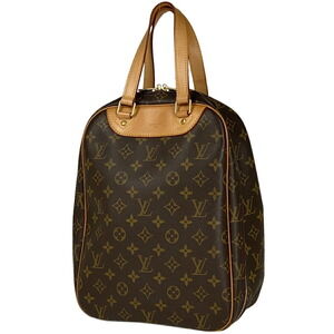 Louis Vuitton Excursion Shoe Case Handbag Monogram Brown